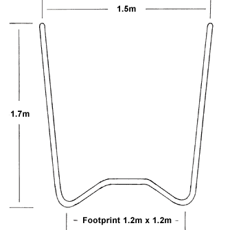 hammock support stand diagram